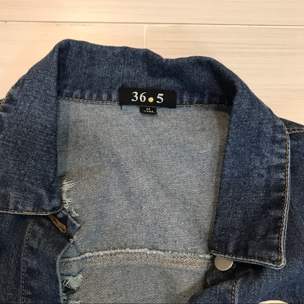 Patched denim jacket - Picture 3 of 4